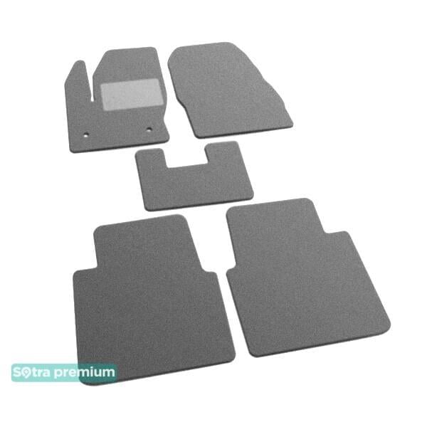 Sotra 07597-CH-GREY Interior mats Sotra two-layer gray for Ford Tourneo connect (2014-), set 07597CHGREY