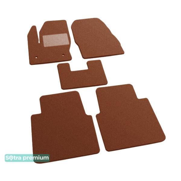 Sotra 07597-CH-TERRA Interior mats Sotra two-layer terracotta for Ford Tourneo connect (2014-), set 07597CHTERRA
