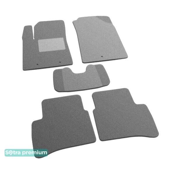 Sotra 07603-CH-GREY Interior mats Sotra two-layer gray for Hyundai I10 (2013-), set 07603CHGREY