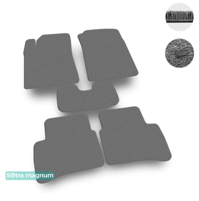 Sotra 07603-MG20-GREY Interior mats Sotra two-layer gray for Hyundai I10 (2013-), set 07603MG20GREY