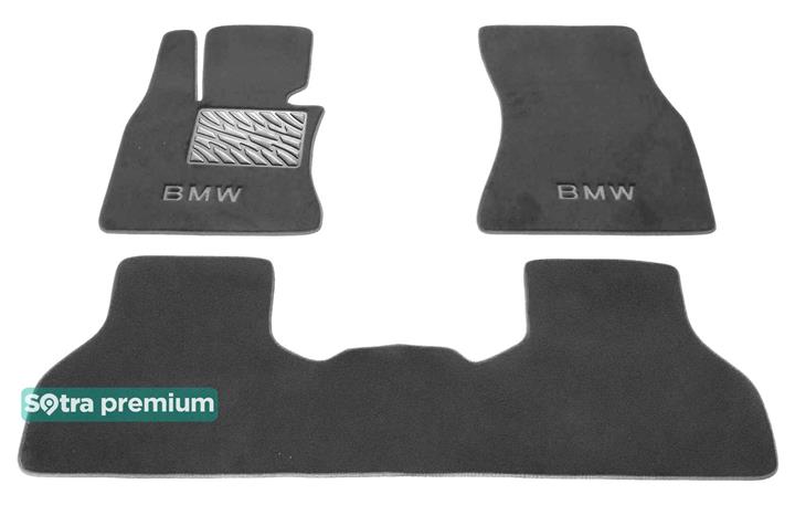 Sotra 07605-CH-GREY Interior mats Sotra two-layer gray for BMW X5 (2014-), set 07605CHGREY