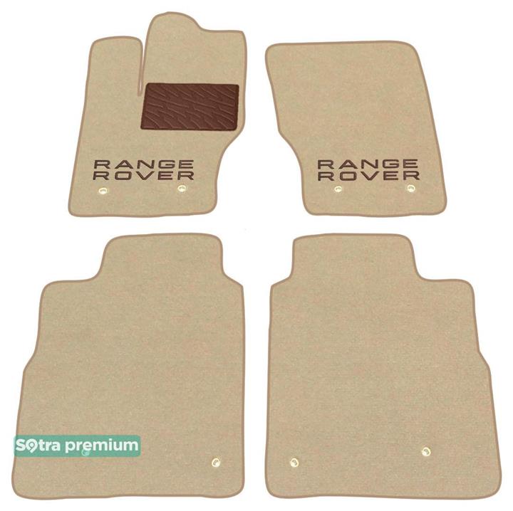 Sotra 07615-CH-BEIGE Interior mats Sotra two-layer beige for Land Rover Range rover (2013-), set 07615CHBEIGE