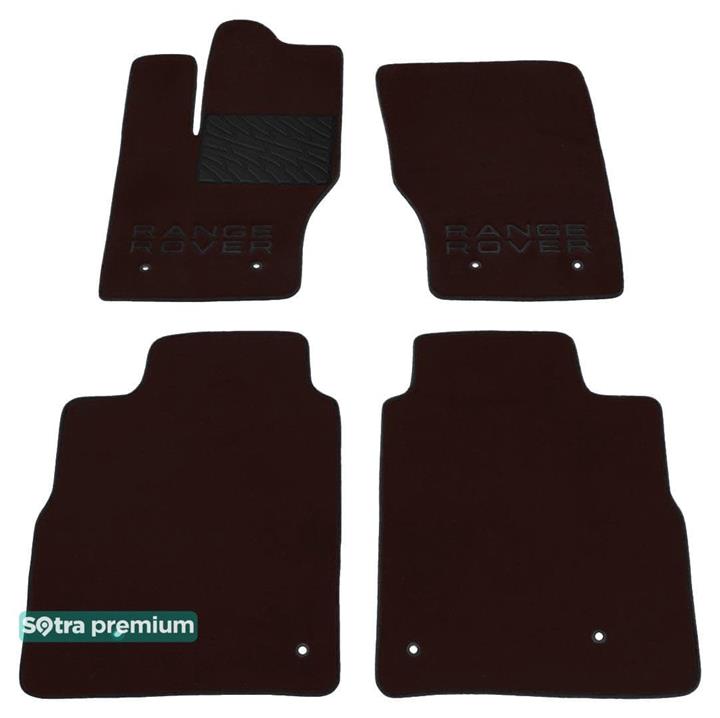 Sotra 07615-CH-CHOCO Interior mats Sotra two-layer brown for Land Rover Range rover (2013-), set 07615CHCHOCO