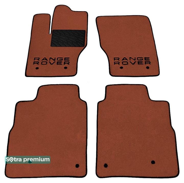 Sotra 07615-CH-TERRA Interior mats Sotra two-layer terracotta for Land Rover Range rover (2013-), set 07615CHTERRA