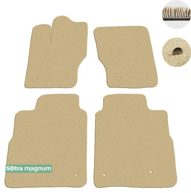 Sotra 07615-MG20-BEIGE Interior mats Sotra two-layer beige for Land Rover Range rover (2013-), set 07615MG20BEIGE