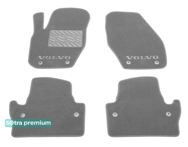 Sotra 08082-CH-GREY Interior mats Sotra two-layer gray for Volvo S60/v60 (2010-2018), set 08082CHGREY