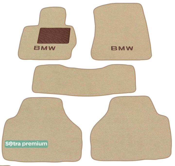 Sotra 08083-CH-BEIGE Interior mats Sotra two-layer beige for BMW X3 (2010-2016), set 08083CHBEIGE