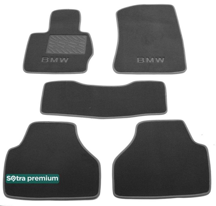 Sotra 08083-CH-GREY Interior mats Sotra two-layer gray for BMW X3 (2010-2016), set 08083CHGREY
