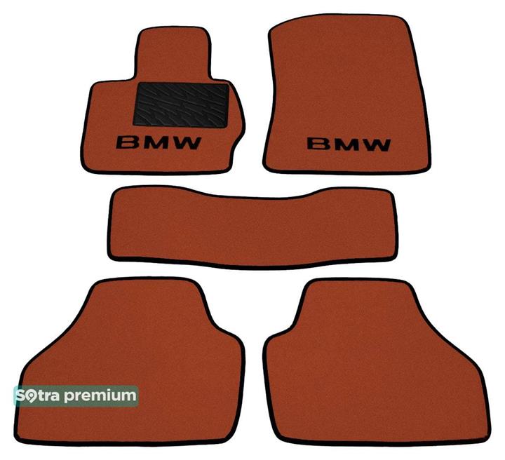 Sotra 08083-CH-TERRA Interior mats Sotra two-layer terracotta for BMW X3 (2010-2016), set 08083CHTERRA