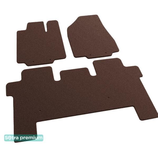 Sotra 08084-CH-CHOCO Interior mats Sotra two-layer brown for Infiniti Qx60 (2013-), set 08084CHCHOCO