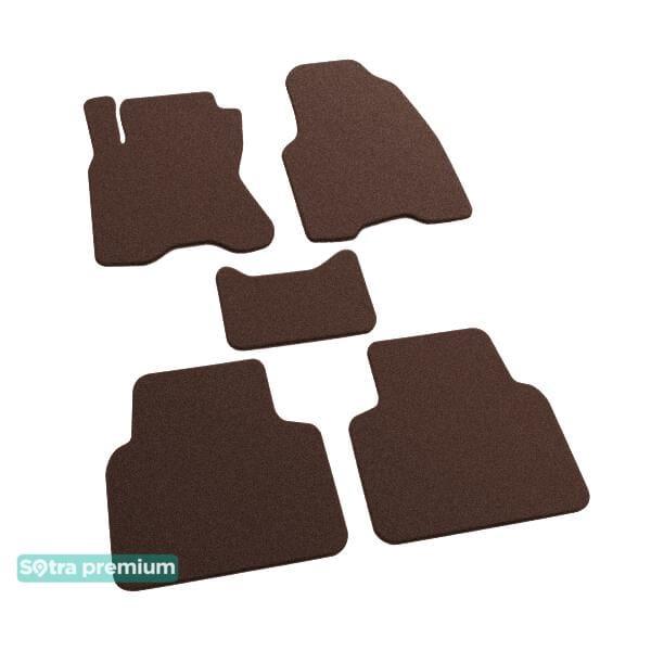 Sotra 08090-CH-CHOCO Interior mats Sotra two-layer brown for Nissan Rogue (2007-2013), set 08090CHCHOCO