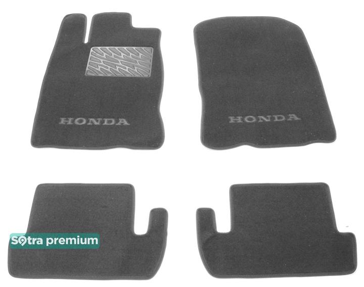 Sotra 08092-CH-GREY Interior mats Sotra two-layer gray for Honda Cr-z (2010-2016), set 08092CHGREY