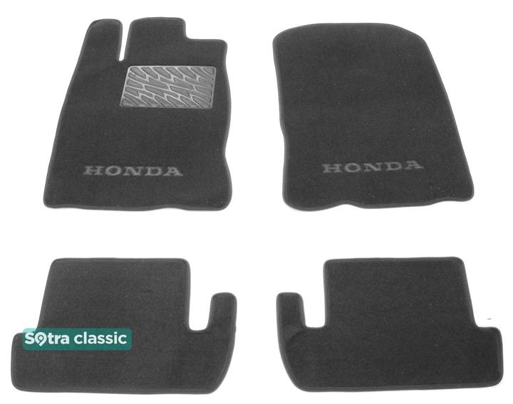 Sotra 08092-GD-GREY Interior mats Sotra two-layer gray for Honda Cr-z (2010-2016), set 08092GDGREY