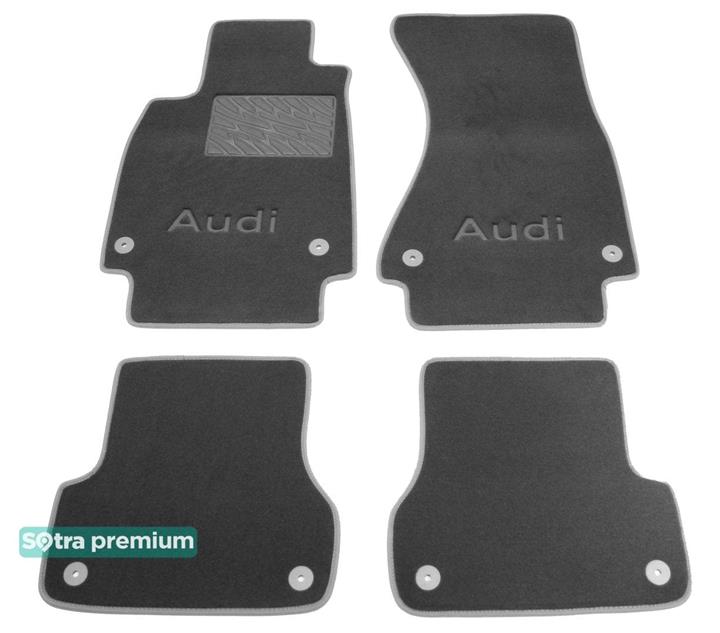 Sotra 08096-CH-GREY Interior mats Sotra two-layer gray for Audi A6 (2011-), set 08096CHGREY