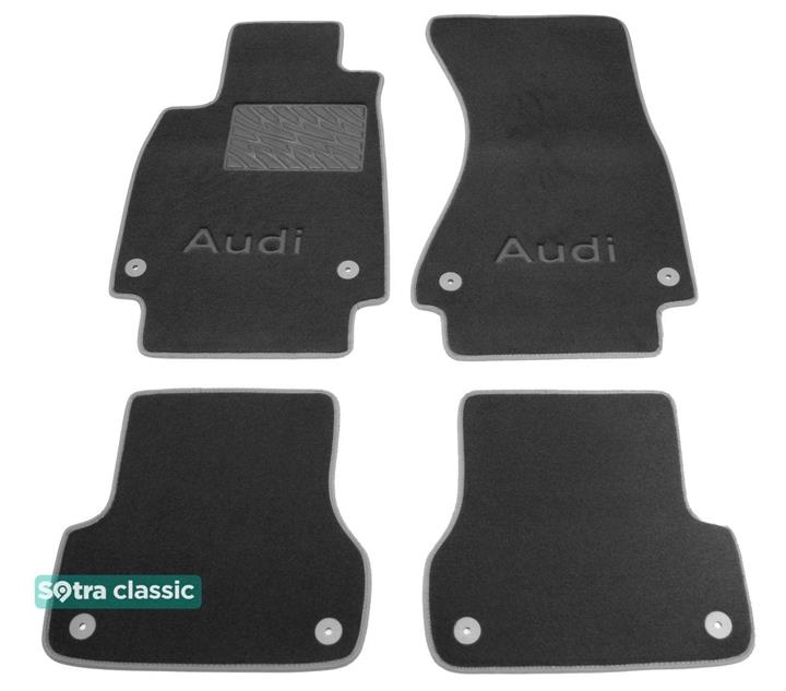 Sotra 08096-GD-GREY Interior mats Sotra two-layer gray for Audi A6 (2011-), set 08096GDGREY