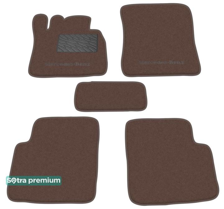 Sotra 08106-CH-CHOCO Interior mats Sotra two-layer brown for Mercedes G-class (2010-), set 08106CHCHOCO