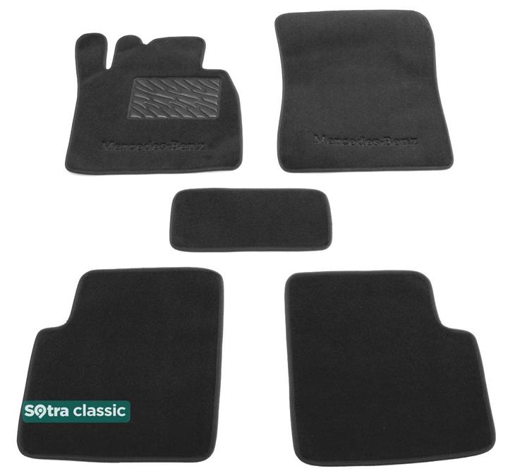 Sotra 08106-GD-BLACK Interior mats Sotra two-layer black for Mercedes G-class (2010-), set 08106GDBLACK