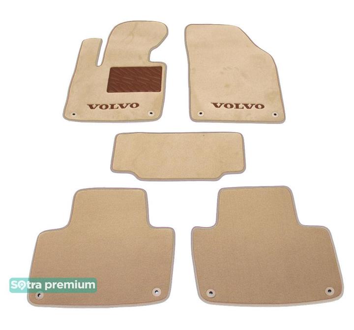 Sotra 08128-CH-BEIGE Interior mats Sotra two-layer beige for Volvo Xc90 (2015-), set 08128CHBEIGE