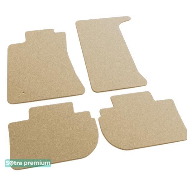 Sotra 08129-CH-BEIGE Interior mats Sotra two-layer beige for Cadillac Cts coupe (2007-), set 08129CHBEIGE