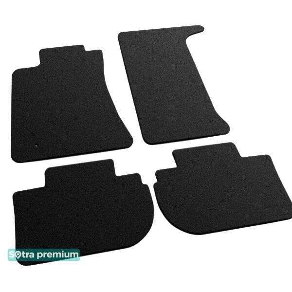 Sotra 08129-CH-BLACK Interior mats Sotra two-layer black for Cadillac Cts coupe (2007-), set 08129CHBLACK