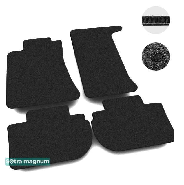 Sotra 08129-MG15-BLACK Interior mats Sotra two-layer black for Cadillac Cts coupe (2007-), set 08129MG15BLACK