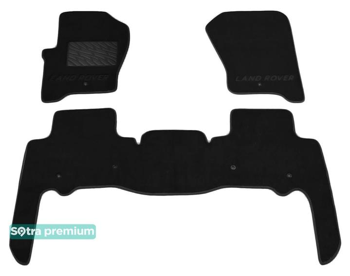 Sotra 08501-CH-BLACK Interior mats Sotra two-layer black for Land Rover Discovery (2009-2016), set 08501CHBLACK