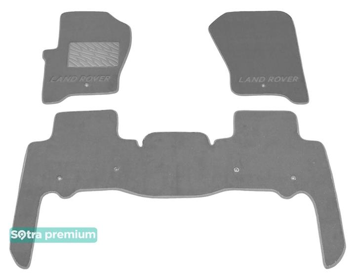 Sotra 08501-CH-GREY Interior mats Sotra two-layer gray for Land Rover Discovery (2009-2016), set 08501CHGREY
