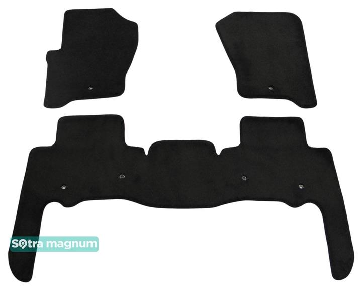Sotra 08501-MG15-BLACK Interior mats Sotra two-layer black for Land Rover Discovery (2009-2016), set 08501MG15BLACK