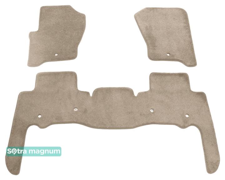 Sotra 08501-MG20-BEIGE Interior mats Sotra two-layer beige for Land Rover Discovery (2009-2016), set 08501MG20BEIGE