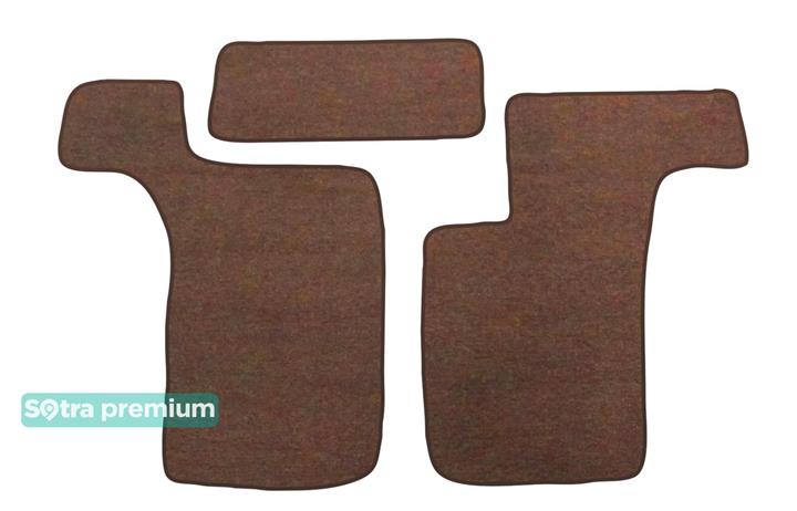 Sotra 08502-CH-CHOCO Interior mats Sotra two-layer brown for Mercedes Gls-class (2013-), set 08502CHCHOCO