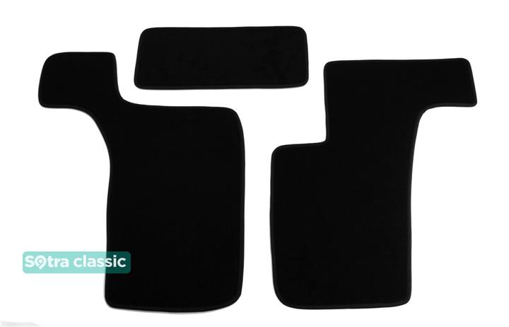 Sotra 08502-GD-BLACK Interior mats Sotra two-layer black for Mercedes Gls-class (2013-), set 08502GDBLACK