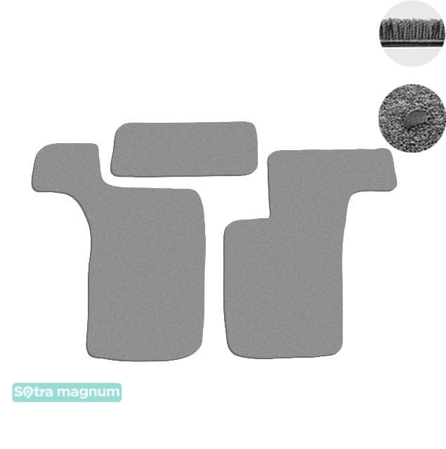 Sotra 08502-MG20-GREY Interior mats Sotra two-layer gray for Mercedes Gls-class (2013-), set 08502MG20GREY