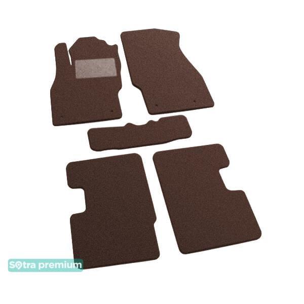 Sotra 08507-CH-CHOCO Interior mats Sotra two-layer brown for Opel Corsa e (2014-), set 08507CHCHOCO