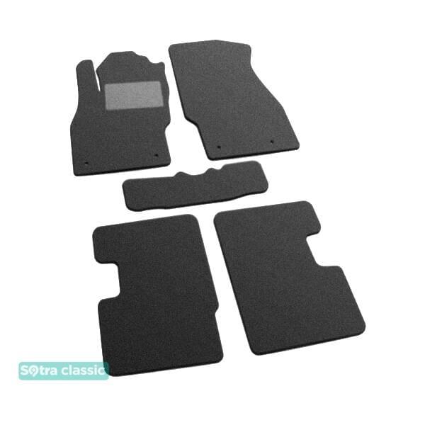 Sotra 08507-GD-GREY Interior mats Sotra two-layer gray for Opel Corsa e (2014-), set 08507GDGREY