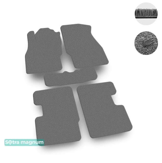 Sotra 08507-MG20-GREY Interior mats Sotra two-layer gray for Opel Corsa e (2014-), set 08507MG20GREY