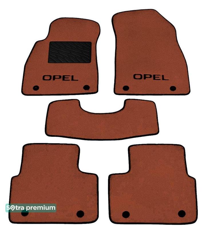Sotra 08513-CH-TERRA Interior mats Sotra two-layer terracotta for Opel Insignia (2013-2016), set 08513CHTERRA