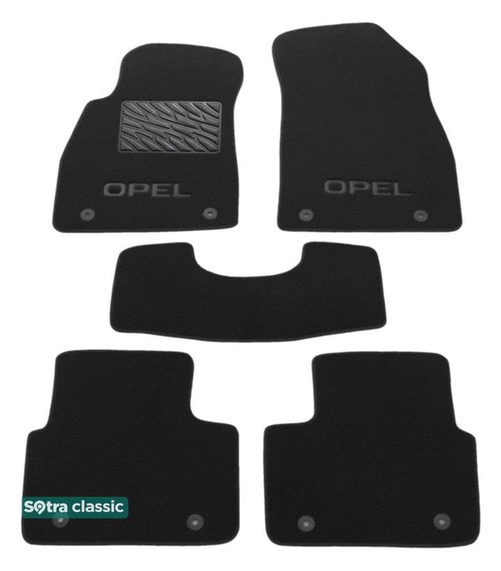 Sotra 08513-GD-GREY Interior mats Sotra two-layer gray for Opel Insignia (2013-2016), set 08513GDGREY