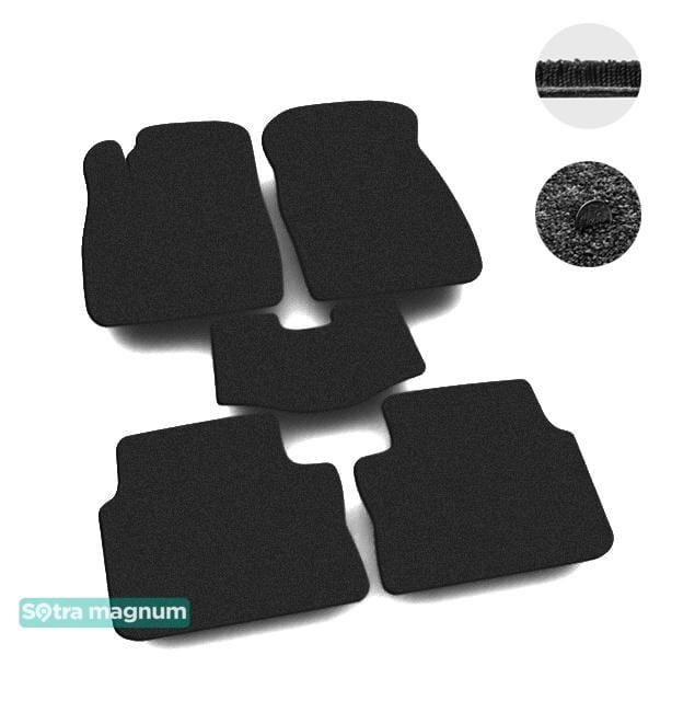 Sotra 08514-MG15-BLACK Interior mats Sotra two-layer black for Ford Ecosport (2013-), set 08514MG15BLACK