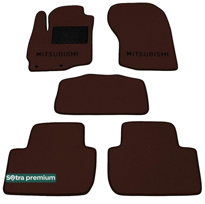 Sotra 08516-CH-CHOCO Interior mats Sotra two-layer brown for Mitsubishi Outlander (2013-), set 08516CHCHOCO