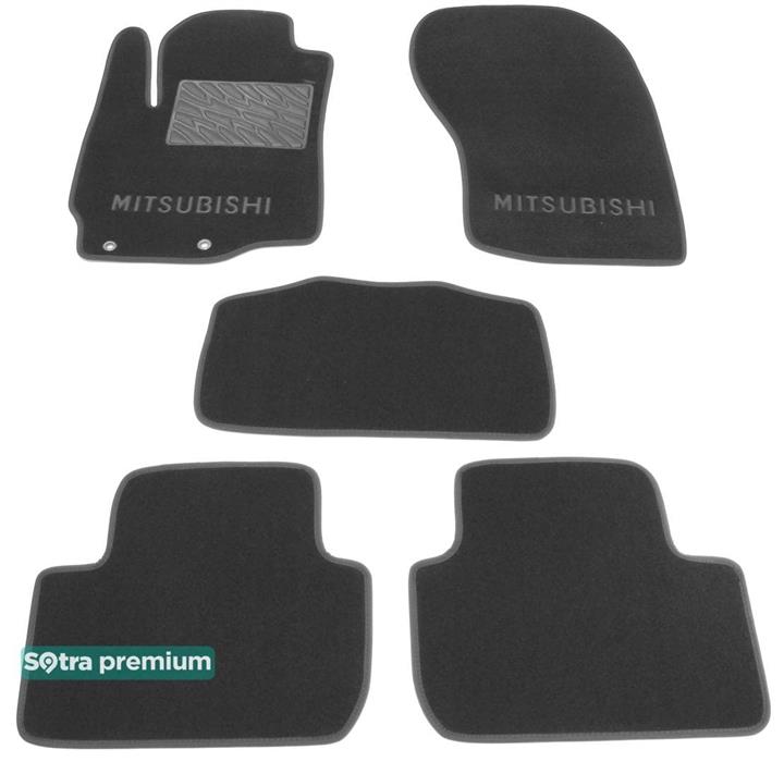 Sotra 08516-CH-GREY Interior mats Sotra two-layer gray for Mitsubishi Outlander (2013-), set 08516CHGREY