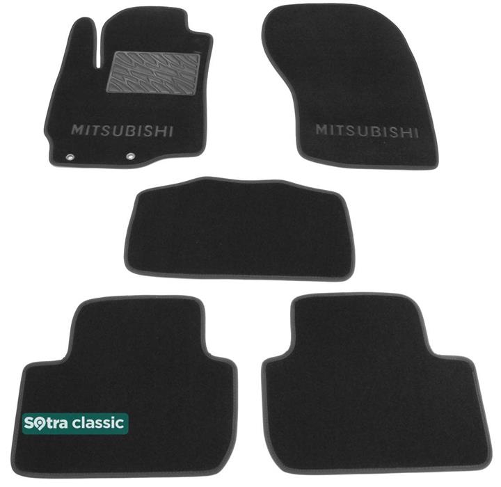 Sotra 08516-GD-GREY Interior mats Sotra two-layer gray for Mitsubishi Outlander (2013-), set 08516GDGREY