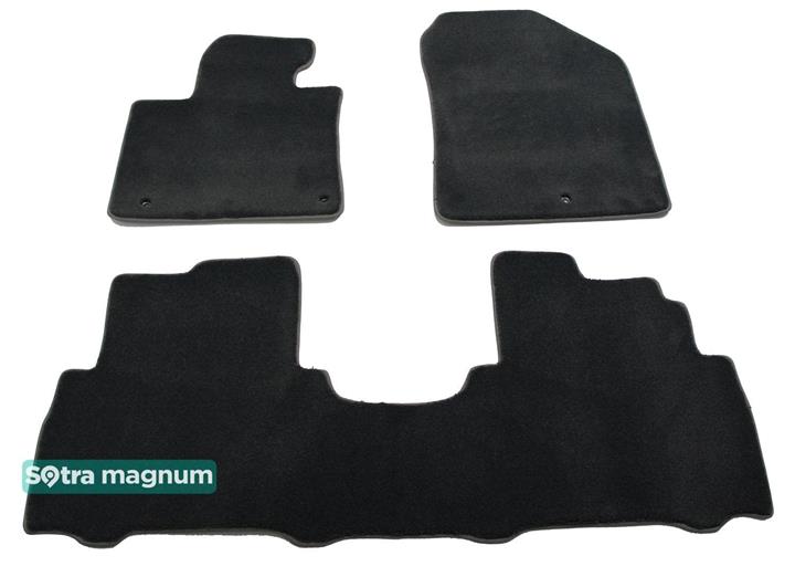 Sotra 08517-MG15-BLACK Interior mats Sotra two-layer black for KIA Sorento (2015-), set 08517MG15BLACK