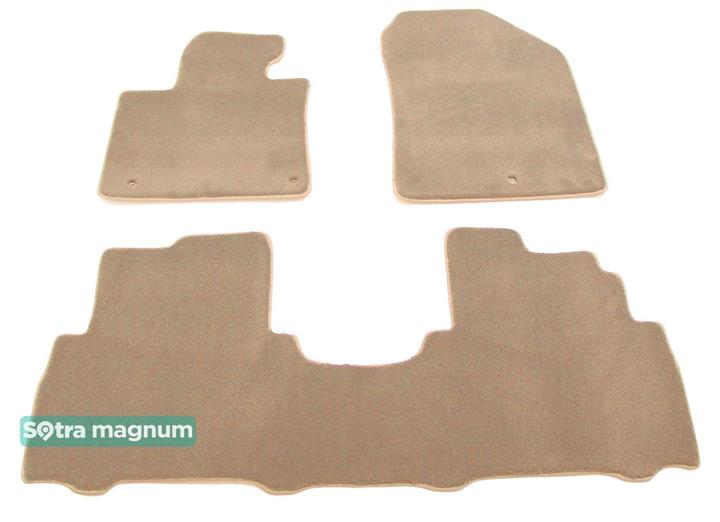 Sotra 08517-MG20-BEIGE Interior mats Sotra two-layer beige for KIA Sorento (2015-), set 08517MG20BEIGE