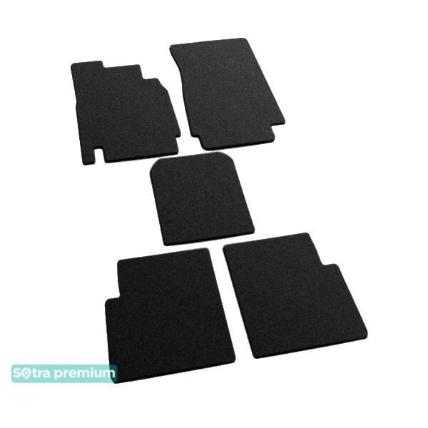 Sotra 08519-CH-BLACK Interior mats Sotra two-layer black for Mercedes G-class (1990-), set 08519CHBLACK