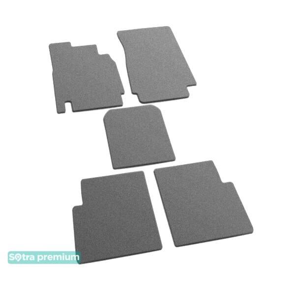 Sotra 08519-CH-GREY Interior mats Sotra two-layer gray for Mercedes G-class (1990-), set 08519CHGREY