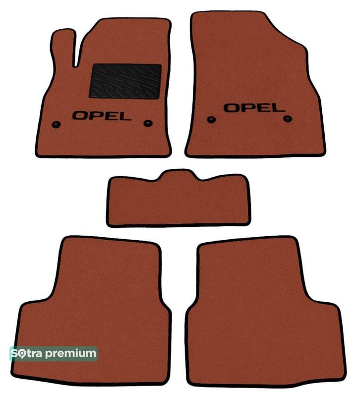 Sotra 08525-CH-TERRA Interior mats Sotra two-layer terracotta for Opel Astra k (2016-), set 08525CHTERRA