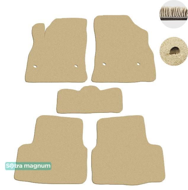 Sotra 08525-MG20-BEIGE Interior mats Sotra two-layer beige for Opel Astra k (2016-), set 08525MG20BEIGE