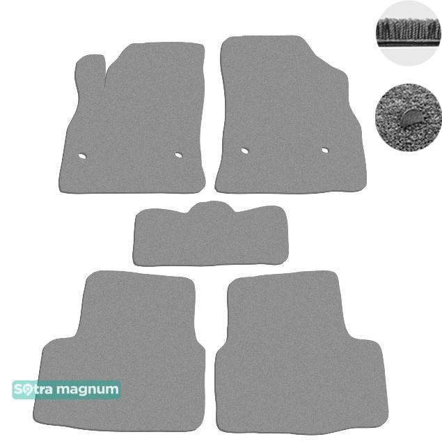 Sotra 08525-MG20-GREY Interior mats Sotra two-layer gray for Opel Astra k (2016-), set 08525MG20GREY