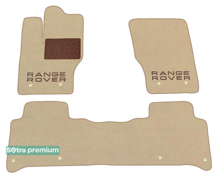 Sotra 08528-CH-BEIGE Interior mats Sotra two-layer beige for Land Rover Range rover sport (2013-), set 08528CHBEIGE