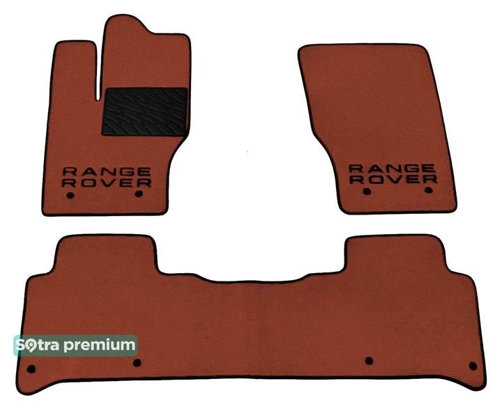 Sotra 08528-CH-TERRA Interior mats Sotra two-layer terracotta for Land Rover Range rover sport (2013-), set 08528CHTERRA